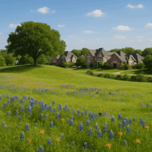 Flower Mound-style home Multiple homesneighborhood view